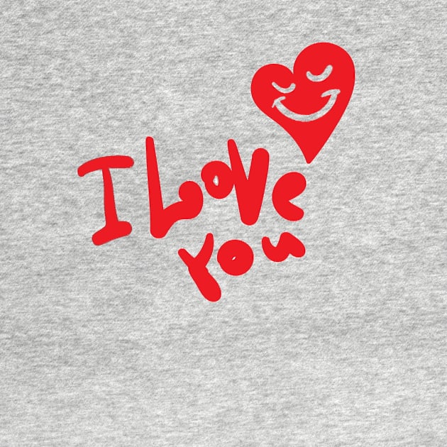 I LOVE YOU - VALENTINE&#39;S DAY - STICKER by JMPrint